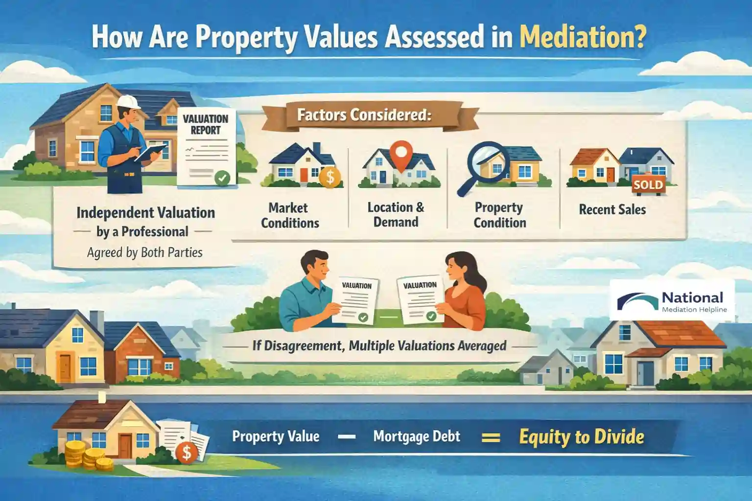 How Are Property Values Assessed in Mediation Cornwall?